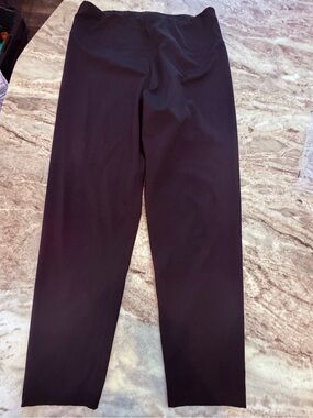 Calvin Klein Black Pull On Stretch Pants Leggings Women’s Large Performance XL
